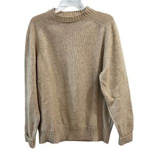 Penn’s Landing Shetland Wool Classic Crew Neck Vintage Sweater Raglan Sleeves